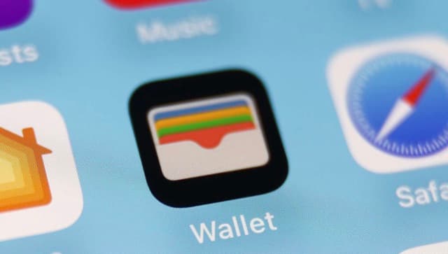 Apple Wallet app icon on a compatible iPhone